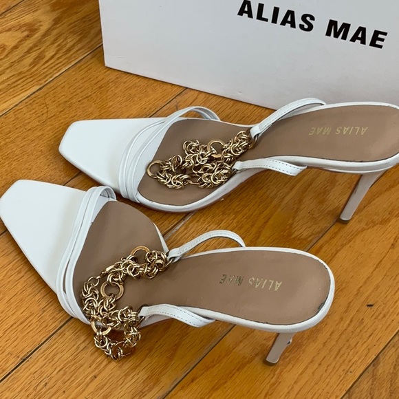 Alias Mae Isha Ankle Strap Heel in Ivory, Size: EU: 39 - Picture 7 of 12